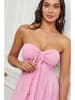 La Compagnie Du Lin Leinen-Kleid in Rosa