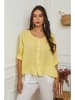 La Compagnie Du Lin Linnen blouse geel