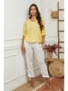 La Compagnie Du Lin Linnen blouse geel