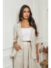 La Compagnie Du Lin Linnen blazer beige