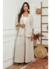 La Compagnie Du Lin Linnen blazer beige