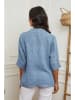 La Compagnie Du Lin Leinen-Blazer in Hellblau