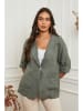 La Compagnie Du Lin Leinen-Blazer in Khaki