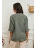La Compagnie Du Lin Leinen-Blazer in Khaki