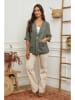 La Compagnie Du Lin Linnen blazer kaki
