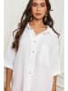 La Compagnie Du Lin Linnen blouse wit