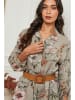 La Compagnie Du Lin Kleid in Grau