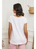 La Compagnie Du Lin Leinen-Shirt in Weiß