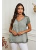 La Compagnie Du Lin Leinen-Shirt in Khaki