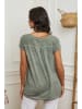 La Compagnie Du Lin Linnen shirt kaki