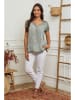 La Compagnie Du Lin Linnen shirt kaki