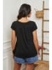 La Compagnie Du Lin Leinen-Shirt in Schwarz