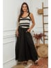 La Compagnie Du Lin Leinen-Marlenehose in Schwarz
