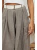 La Compagnie Du Lin Leinen-Marlenehose in Beige