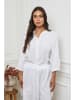La Compagnie Du Lin Linnen blouse wit