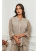 La Compagnie Du Lin Linnen blouse beige