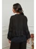 La Compagnie Du Lin Leinen-Bluse in Schwarz