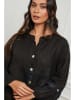 La Compagnie Du Lin Linnen blouse zwart