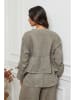 Fleur de Lin Leinen-Bluse in Beige