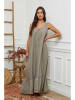 La Compagnie Du Lin Linnen jurk beige
