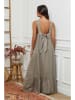 La Compagnie Du Lin Linnen jurk beige
