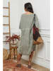 La Compagnie Du Lin Kleid in Khaki