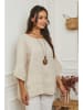 La Compagnie Du Lin Linnen blouse "Under" crème
