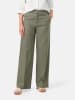 Gerry Weber Leinen-Marlenehose in Khaki