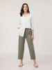 Gerry Weber Linnen broek kaki