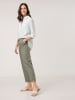 Gerry Weber Linnen broek kaki