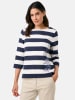 Gerry Weber Shirt in Weiß/ Dunkelblau