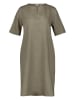 Gerry Weber Leinen-Kleid  in Khaki
