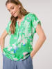 Gerry Weber Blouse groen/crème/lichtroze