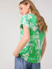 Gerry Weber Blouse groen/crème/lichtroze