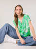 Gerry Weber Blouse groen/crème/lichtroze