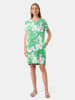 Gerry Weber Kleid  in Grün/ Weiß/ Lila