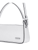 LIEBESKIND BERLIN Leder-Schultertasche "Crossbody XS" in Weiß - (B)22 x (H)10 x (T)7 cm