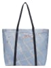 LIEBESKIND BERLIN Leren schoudertas "Aurora" lichtblauw - (B)55 x (H)38 x (D)19 cm