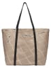 LIEBESKIND BERLIN Shopper bag "Aurora" w kolorze beżowo-niebieskim - 55 x 38 x 19 cm