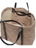 LIEBESKIND BERLIN Shopper bag "Aurora" w kolorze beżowo-niebieskim - 55 x 38 x 19 cm