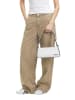 LIEBESKIND BERLIN Leder-Schultertasche "Crossbody S" in Weiß - (B)28 x (H)12 x (T)9 cm