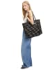 LIEBESKIND BERLIN Shopper bag "Aurora" w kolorze czarnym - 55 x 38 x 19 cm