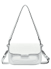 LIEBESKIND BERLIN Leder-Schultertasche "Crossbody S" in Weiß - (B)22 x (H)14 x (T)6 cm