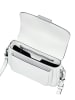 LIEBESKIND BERLIN Leder-Schultertasche "Crossbody S" in Weiß - (B)22 x (H)14 x (T)6 cm