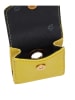 LIEBESKIND BERLIN Leder-Schlüsselanhänger in Gelb - (B)8 x (H)8 cm