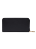 LIEBESKIND BERLIN Leder-Geldbörse "Gigi" in Schwarz - (B)19 x (H)9,5 x (T)2 cm
