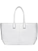 LIEBESKIND BERLIN Leder-Schultertasche "Chelsea M" in Weiß - (B)36 x (H)27 x (T)15 cm