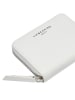 LIEBESKIND BERLIN Leren portemonnee "Conny" wit - (B)12,5 x (H)10 x (D)2 cm
