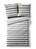 Chiemsee Renforcé beddengoedset "Stripes" grijs