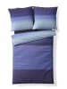 Chiemsee Satijnen beddengoedset "Sunset" blauw